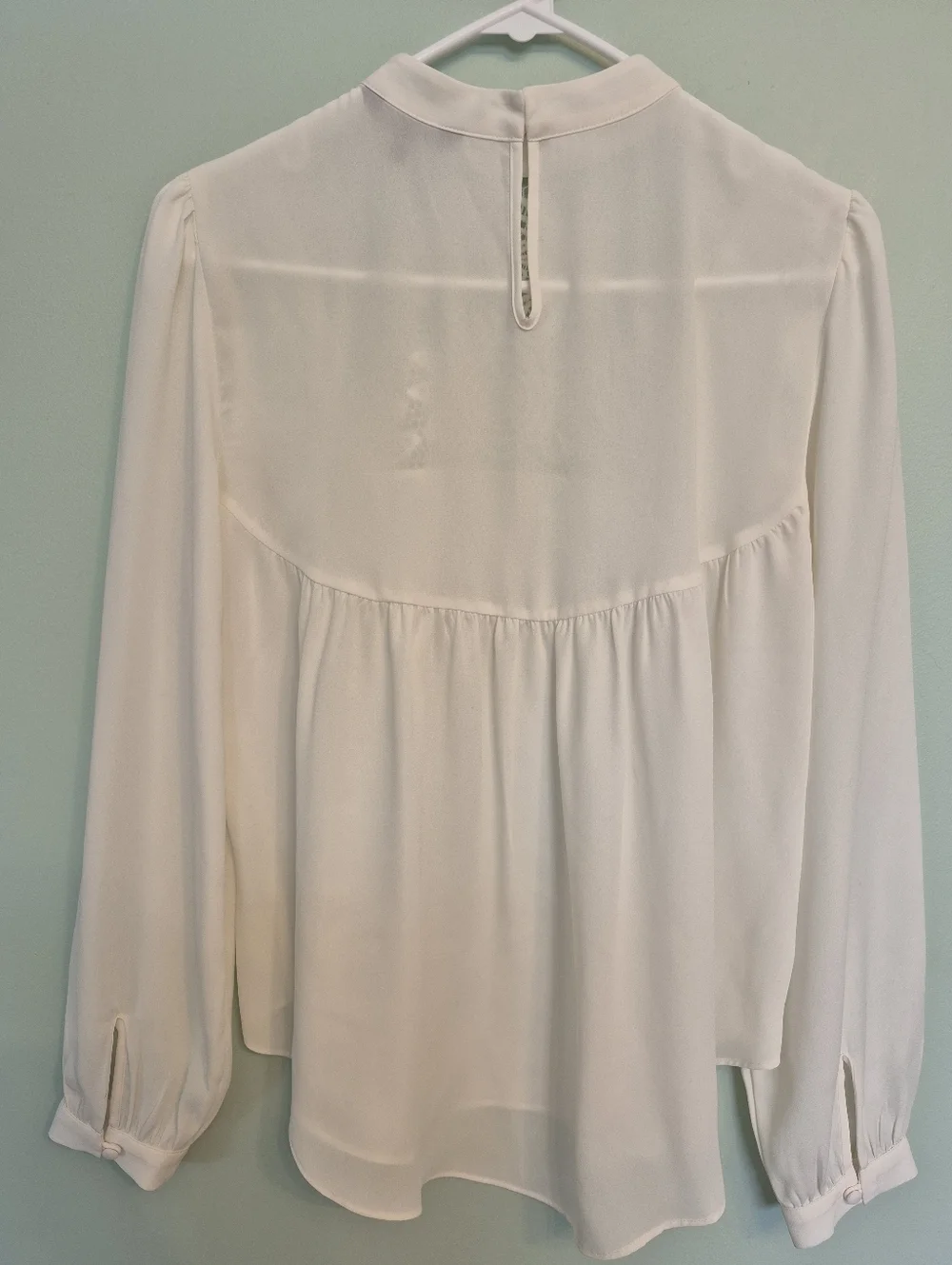 Express Women's Feminine Boho Coastal Cowgirl White Lace Blouse Size XS/S - Picture 5 of 7